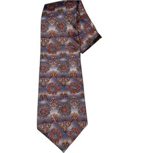 Oscar De La Renta paisley silk tie